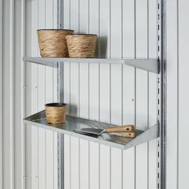 Biohort Geräteschrank 230 2,27 x 0,83 x 1,83 m silber-metallic