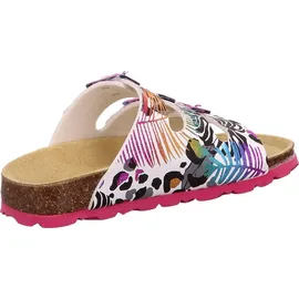 superfit Fussbettpantoffel Weiß/Mehrfarbig 29