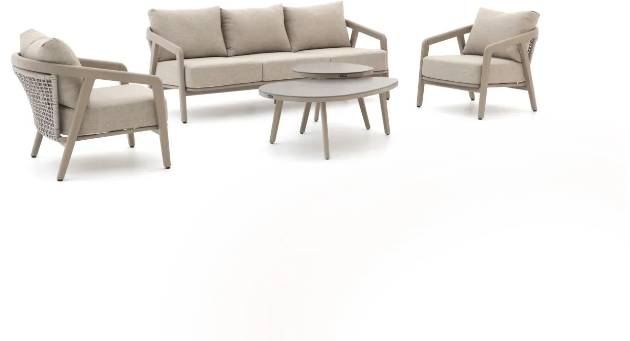 + 10 % Kassenrabatt | Manifesto Caldarola Sessel-Sofa Lounge-Set 5-teilig 5-Sitzer