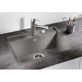 Blanco Dalago 6-F links Flächenbündig vulkangrau Handbetätigung 605 x 500 mm