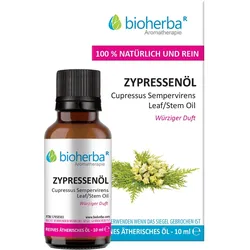 Zypressenöl Reines ätherisches Öl 10 ml