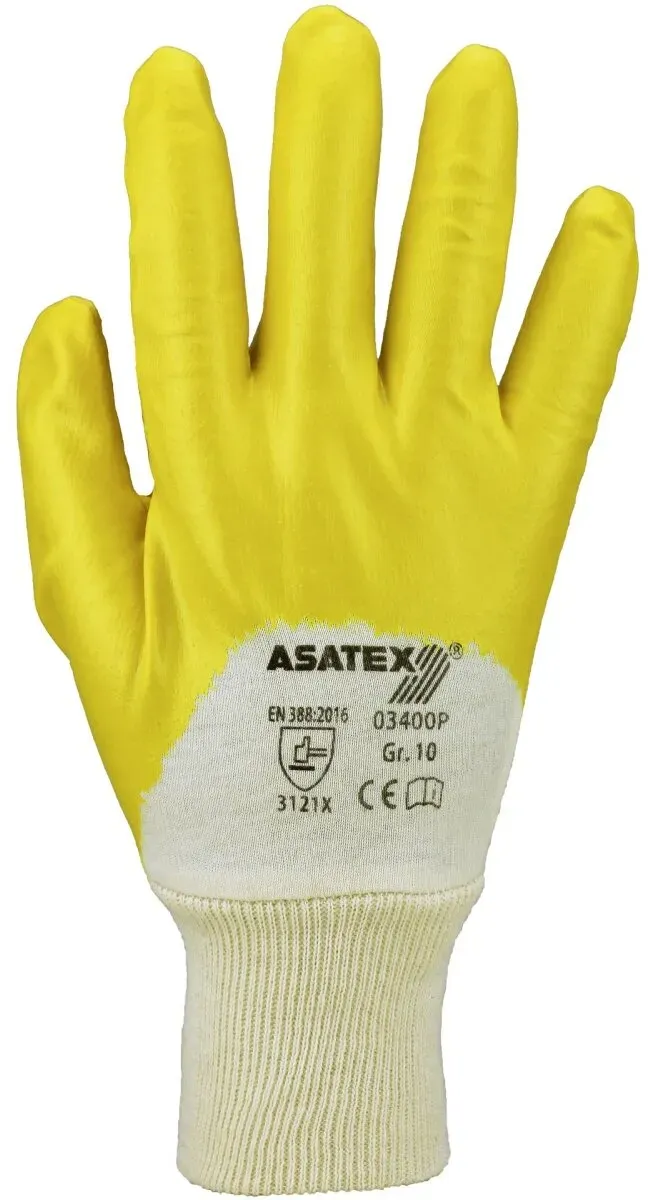Asatex Nitril-Handschuhe 03400P gelb