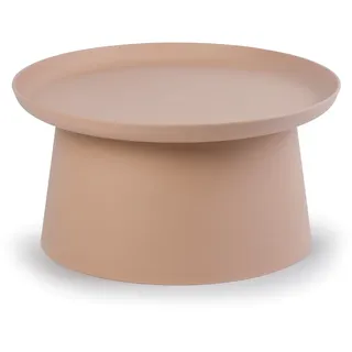 Kunststoff-Kaffeetisch FUNGO, Durchmesser 700 mm, ziegelrot
