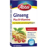 Abtei Ginseng Plus B-Vitamine Tabletten 40 St.