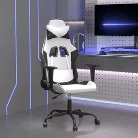vidaXL Gaming-Stuhl Kunstleder Weiß