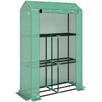 Furnicato Gewächshaus Tomatenhaus 100b X 40t X 150h Cm Grün