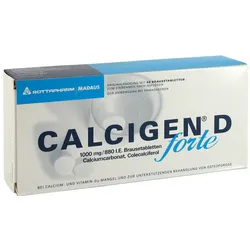 CALCIGEN D forte 1000mg/880 internationale Einheiten