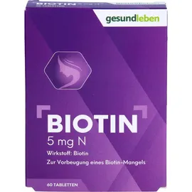 Alliance Healthcare Deutschland GmbH Gesund leben Biotin 5 mg N