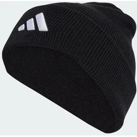 adidas New Logo Beanie Cuff - black/white - White - Herren (M/L)