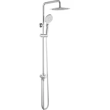 GRIFEMA G7005 Duschsystem ohne Armatur Silber 25x25cm