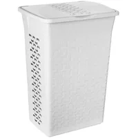 Branq home essential BranQ Cotton Wäschekorb mit Deckel Wäschebehälter