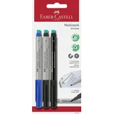 Faber-Castell 151494 - Schulset Multimark Strichbreite: F, 3-teilig