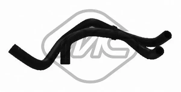 METALCAUCHO Heizungsschlauch 09047 mitte für VW Audi