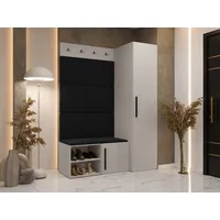 Mirjan24 Garderoben-Set Medi II Schwarz