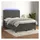 vidaXL Boxspringbett 140 x 200 cm Dunkelgrau