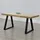 [en.casa] Tischgestell Lyngby 2er-Set 55 x 72 x 6 cm