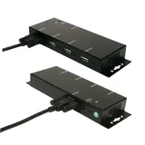 Exsys Ex-1166hmv (USB-B, 3 Ports), Dockingstation + USB Hub, Schwarz