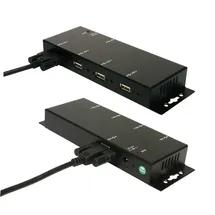 Exsys Ex-1166hmv (USB-B, 3 Ports), Dockingstation + USB Hub, Schwarz