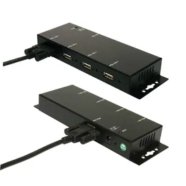Exsys Ex-1166hmv (USB-B, 3 Ports), Dockingstation + USB Hub, Schwarz