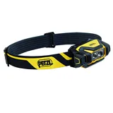 Petzl PIXA Professionelle LED-Stirnlampe, 450 Lumen, IP68 Wasserdicht, Schwarz/Gelb, batteriebetrieben