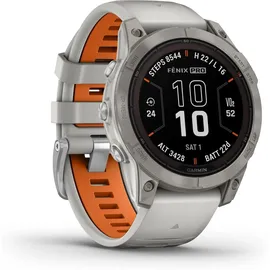 Garmin Fenix 7X Pro Sapphire Solar nebelgrau/titanium