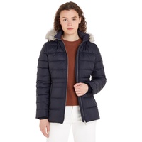 Tommy Hilfiger Tyra Down JACKET WITH Fur Winter, blau (desert sky) S