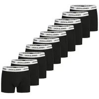 Jack & Jones Boxershorts Herren Retroshorts 10er Pack JACANTON Regular Fit (Vorteilspack, 10-St) Unterhosen mit Stretch schwarz XXL
