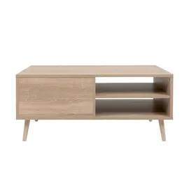 Finori Couchtisch BALI Braun Eiche 100 x 46 x 60 cm