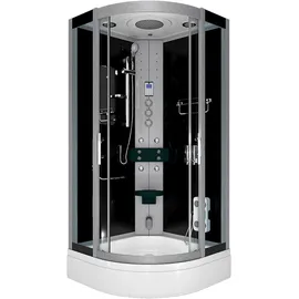 AcquaVapore Dampfdusche Duschtempel Sauna Dusche Duschkabine D46-53T3-EC 90x90 cm Mit 2k Scheiben Versiegelung