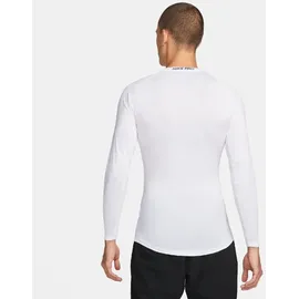 Nike Pro Men's Dri-FIT Fitness-Longsleeve Herren White/Black S