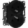 Legrand Doppelsteckdose mit Erdung 2x 2P+E schwarz 1 St.