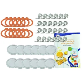 Mambocat Weck-Einkoch-Set 200 ml 12 St.