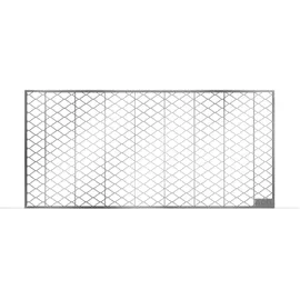 ACO Lichtschachtrost Streckmetall 84 x 40 x 2 cm