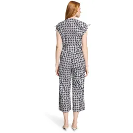 Betty Barclay Jumpsuit dunkelblau | weiß L