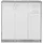 Bega Consult GmbH & Co.KG Internationale Handelsagentur Highboard 109 x 112 x 35 cm Betonoptik / Weiß