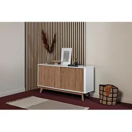 Jahnke Sideboard Wave SBS 145 148 x 76 x 39,8 cm Weiß