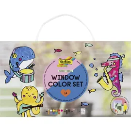 Folia Window Color Set Basic Small 10 St. 300 ml mehrfarbig