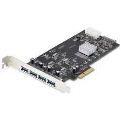 StarTech.com 4-Port USB-A PCIe Card, USB 3.2 5Gbps, 4x USB Controllers