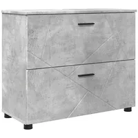 VidaXL Badezimmer Schrank Betongrau 76,5 x 35 x 64