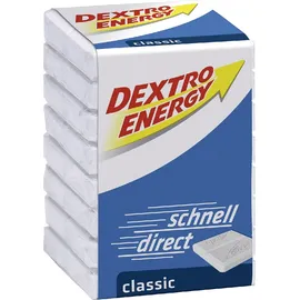 DEXTRO ENERGY Würfel Classic, 18x46g (18er Pack) - verschiedene Sorten - - Schnell verfügbarer Traubenzucker Tablette mit Dextrose, Maltodextrin Laktosefrei, Glutenfrei