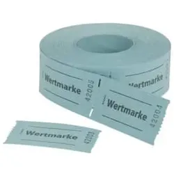 SIGEL Gutscheinmarke 500St/Rl blau Gr555 Wertmarke