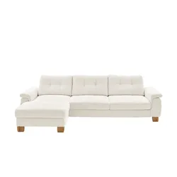 Kollektion Kraft Ecksofa aus Cord Suna ¦ creme ¦ Maße (cm): B: 316 H: 86 T: 177