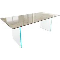 DeLife Esstisch Edge 200x100 Keramik Laminam® Onice Oro ?Gestell