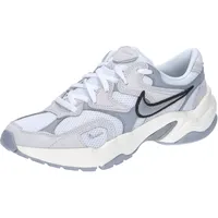 Nike Damen Sneaker, W AL8 FJ3794-103 38 - White/Metallic Silver-Black-Sa