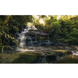 KOMAR Vliestapete »Golden Falls«, Breite 450 cm, seidenmatt - bunt