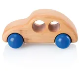 diakonie pfingtweid e.v. Pfingstweid - Stadthupfer blau aus Erle mit blauen Rädern aus Buche, Holz