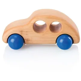 diakonie pfingtweid e.v. Pfingstweid - Stadthupfer blau aus Erle mit blauen Rädern aus Buche, Holz