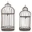 moritz Vogelkäfig 2er Set 56 x 25 x 19,3 cm braun