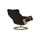 Stressless Relaxsessel Leder 91 x 112 x 84 cm Braun mit Hocker