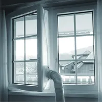 Bestron universelle Fensterabdichtung für mobile Klimageräte und Abluftschläuche, optimal